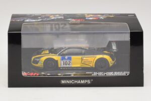 Audi R8 LMS GT3 #102 H-J. Stuck / H. Heyer Black Falcon 24 Hours of Nurburgring 2010 Minichamps 1:43 437101912 Metāls — attēls 5 no 5