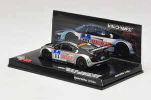 Audi R8 LMS GT3 #111 Metha / Breslin Black Falcon 24 Hours of Nurburgring 2010 Minichamps 1:43 437101911 Metāls — attēls 3 no 5