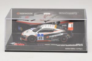 Audi R8 LMS GT3 #49 Krebs / Vogler Hankook 24 Hours of Nurburgring 2010 Minichamps 1:43 437101949 Metāls — attēls 4 no 5