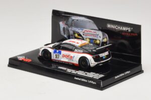 Audi R8 LMS GT3 #97 Phoenix Racing 24 Hours of Nurburgring 2010 Minichamps 1:43 437101997 Metāls — attēls 3 no 5