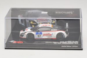 Audi R8 LMS GT3 #97 Phoenix Racing 24 Hours of Nurburgring 2010 Minichamps 1:43 437101997 Metāls — attēls 4 no 5