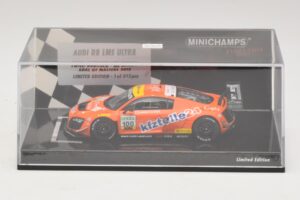 Audi R8 LMS Ultra #100 MS Racing Patel / Dobitsch ADAC GT Masters 2013 Minichamps 1:43 437130100 Metāls — attēls 4 no 5
