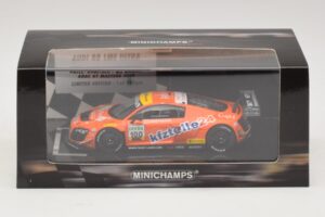 Audi R8 LMS Ultra #100 MS Racing Patel / Dobitsch ADAC GT Masters 2013 Minichamps 1:43 437130100 Metāls — attēls 5 no 5