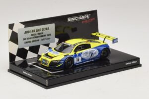 Audi R8 LMS Ultra #16 Busch 24 Hours of Nurburgring 2013 Minichamps 1:43 437130116 Metāls — attēls 2 no 5