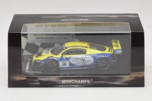 Audi R8 LMS Ultra #16 Busch 24 Hours of Nurburgring 2013 Minichamps 1:43 437130116 Metāls — attēls 5 no 5