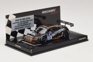 Audi R8 LMS Ultra #29 Team WRT Sandstorm L. Vanthoor 24 Hours of Nurburgring 2013 Minichamps 1:43 437130129 Metāls — attēls 2 no 5