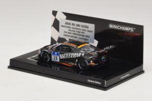 Audi R8 LMS Ultra #29 Team WRT Sandstorm L. Vanthoor 24 Hours of Nurburgring 2013 Minichamps 1:43 437130129 Metāls — attēls 3 no 5