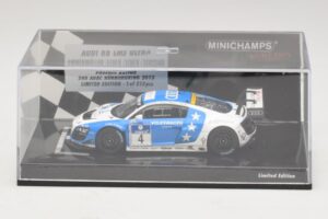 Audi R8 LMS Ultra #4 Phoenix Racing Ammermuller / H-J. Stuck 24 Hours of Nurburgring 2013 Minichamps 1:43 437131304 Metāls — attēls 4 no 5