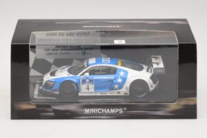 Audi R8 LMS Ultra #4 Phoenix Racing Ammermuller / H-J. Stuck 24 Hours of Nurburgring 2013 Minichamps 1:43 437131304 Metāls — attēls 5 no 5