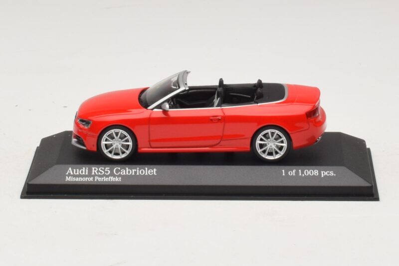 Audi RS5 B8 Kabriolets Sarkans Minichamps 1:43 Audi RS5 B8 Kabriolets Sarkans Minichamps 1:43 410011230 Metāls