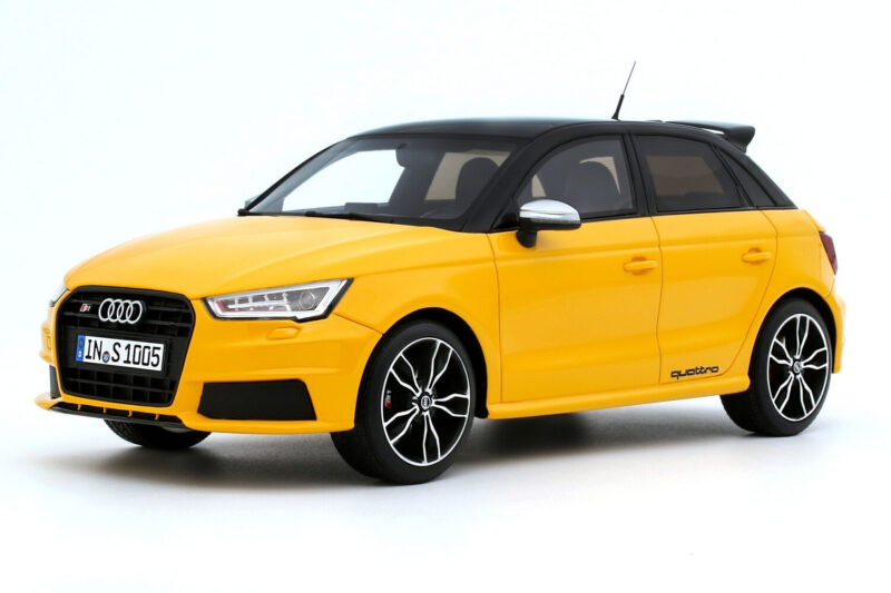 Audi S1 8X Sportback Vegas Yellow Otto 1:18 Audi S1 8X Sportback Vegas Yellow Otto 1:18 OT1246 Sveķi