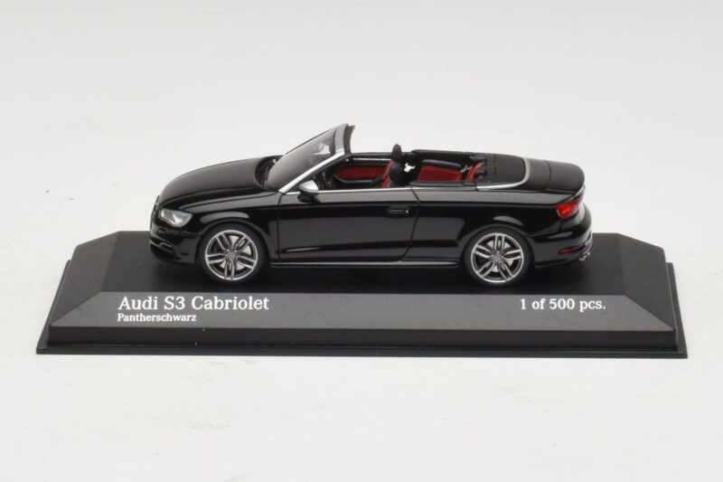 Audi S3 8P Kabriolets Melns Minichamps 1:43 Audi S3 8P Kabriolets Melns Minichamps 1:43 437013030 Metāls