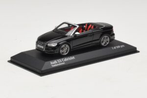 Audi S3 8P Kabriolets Melns Minichamps 1:43 437013030 Metāls — attēls 2 no 4