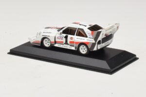 Audi Sport Quattro S1 #1 W. Rohrl Pikes Peak International Hill Climb Winner Record 1987 Minichamps 1:43 410871201 Metāls — attēls 3 no 4