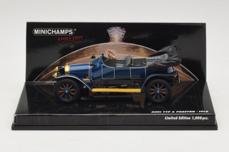Audi Typ A Phaeton Zils Minichamps 1:43 437019031 Metāls