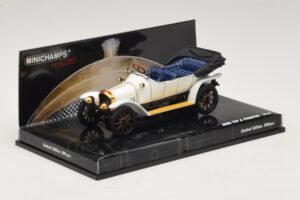 Audi Typ A Phaeton Balts Zils Minichamps 1:43 437019032 Metāls — attēls 2 no 5