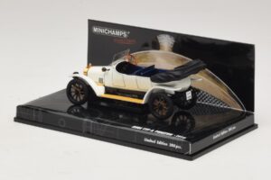 Audi Typ A Phaeton Balts Zils Minichamps 1:43 437019032 Metāls — attēls 3 no 5
