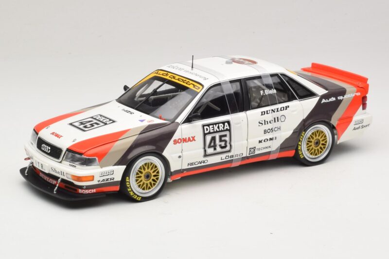 Audi V8 Quattro DTM #45 F. Biela Team AZR 1991 Minichamps 1:18 100911045 Metāls
