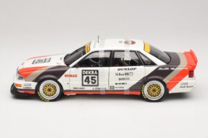 Audi V8 Quattro DTM #45 F. Biela Team AZR 1991 Minichamps 1:18 100911045 Metāls — attēls 4 no 8