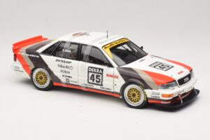 Audi V8 Quattro DTM #45 F. Biela Team AZR 1991 Minichamps 1:18 100911045 Metāls — attēls 6 no 8