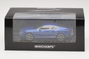 Bentley Continental GT V8 Zils Metālisks Minichamps 1:43 436139982 Metāls — attēls 4 no 4