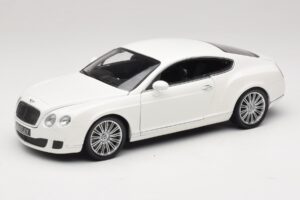 Bentley Continental GT Balts Aizvietojuma Kaste Minichamps 1:18 100139621-R1 Metāls