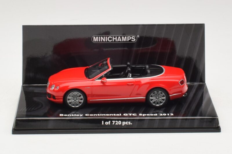 Bentley Continental GTC Speed Sarkans Minichamps 1:43 436139061 Metāls