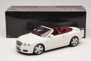Bentley Continental GTC Balts Aizvietojuma Kaste Minichamps 1:18 100139032-R1 Metāls — attēls 8 no 8