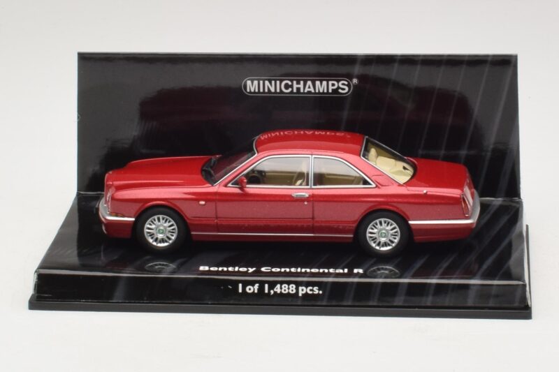 Bentley Continental R Sarkans Metālisks Minichamps 1:43 436139920 Metāls