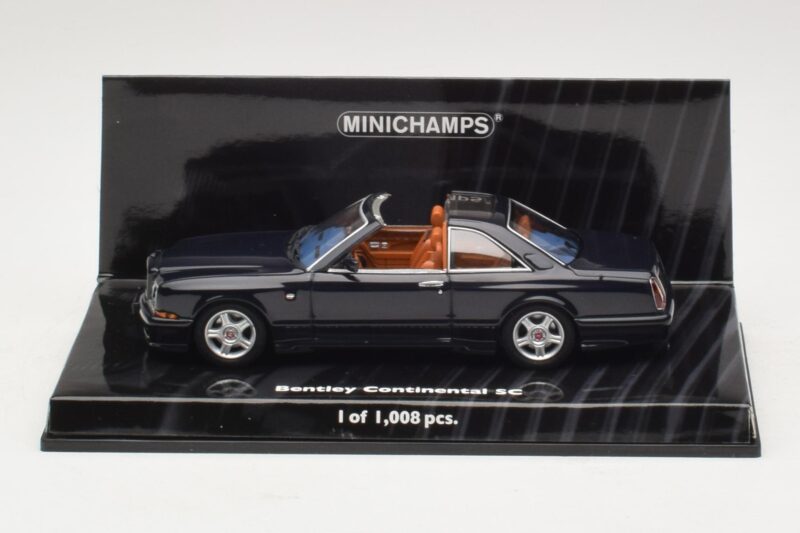 Bentley Continental SC Tumši Zils Minichamps 1:43 436139990 Metāls