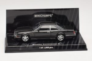 Bentley Continental T Melns Minichamps 1:43 436139941 Metāls