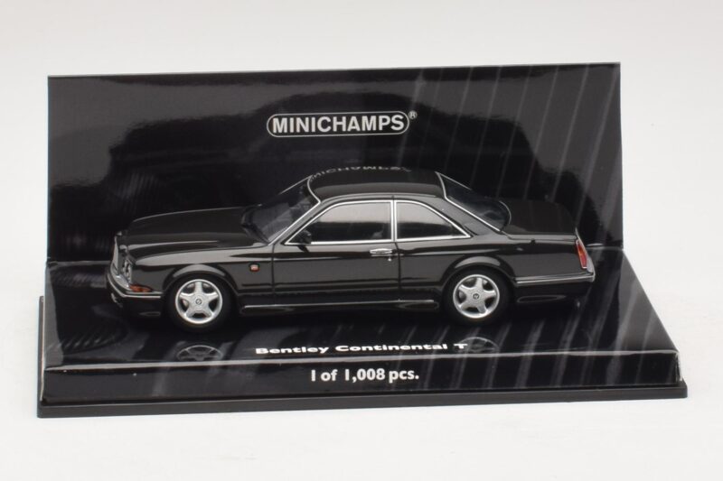 Bentley Continental T Melns Minichamps 1:43 436139941 Metāls