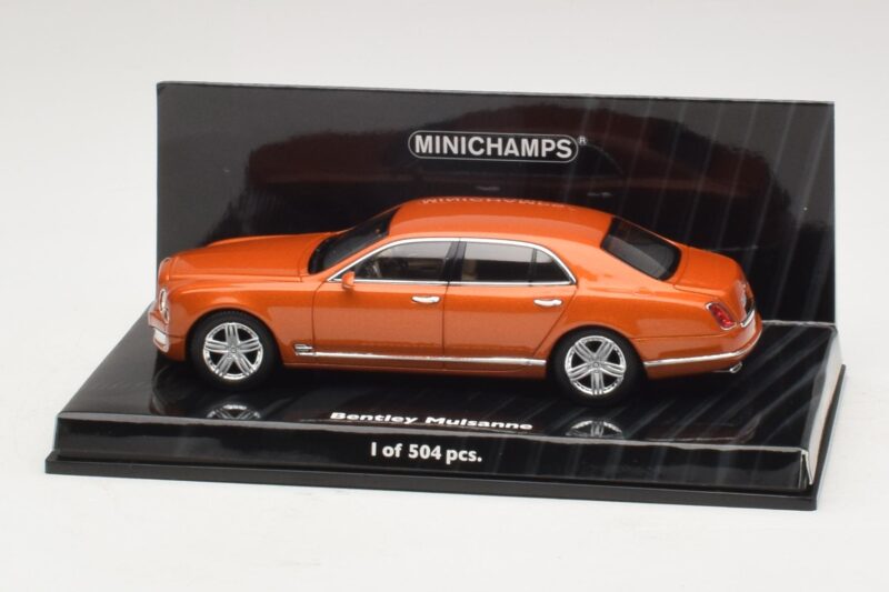 Bentley Mulsanne Oranžs Metālisks Minichamps 1:43 436139902 Metāls