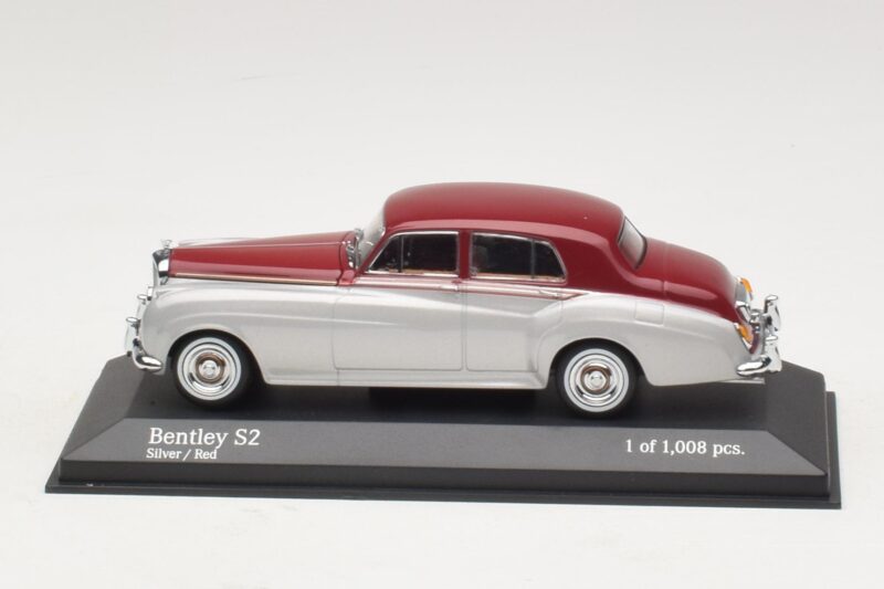 Bentley S2 Sudrabs Sarkans Minichamps 1:43 Bentley S2 Sudrabs Sarkans Minichamps 1:43 403139953 Metāls