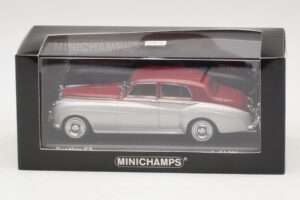 Bentley S2 Sudrabs Sarkans Minichamps 1:43 403139953 Metāls — attēls 4 no 4