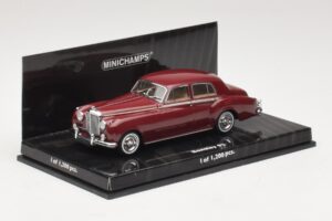 Bentley S2 Standard Saloon Sarkans Minichamps 1:43 436139951-O1 Metāls — attēls 2 no 4