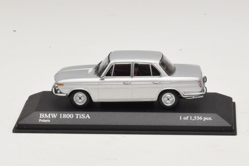 BMW 1800 TI/SA Sudrabs Minichamps 1:43 400025100 Metāls