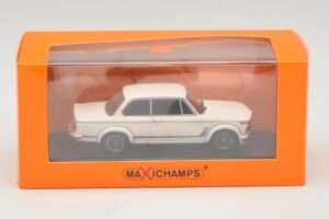 BMW 2002 Turbo Balts Maxichamps 1:43 940022201 Metāls — attēls 4 no 4