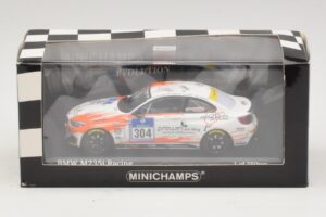 BMW M235i Team Rent2drive #304 Ackermann / Wishkirchen 24 Hours of Nurburgring 2015 Minichamps 1:43 437152504 Metāls — attēls 4 no 4