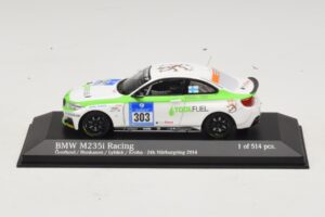 BMW M235i ToolFuel #303 Krohn 24 Hours of Nurburgring 2014 Minichamps 1:43 437142403 Metāls