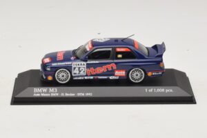 BMW M3 E30 Auto Maas #42 Becker DTM 1992 Minichamps 1:43 430922042 Metāls