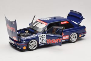 BMW M3 E30 Auto Maass #42 H. Becker DTM 1992 Minichamps 1:18 180922042 Metāls — attēls 2 no 8