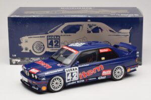 BMW M3 E30 Auto Maass #42 H. Becker DTM 1992 Minichamps 1:18 180922042 Metāls — attēls 8 no 8