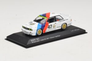 BMW M3 E30 M-Team Linder #47 Vogt / Herger Winners ETC Zolder 1987 Minichamps 1:43 430872047 Metāls — attēls 2 no 4