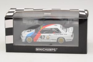 BMW M3 E30 M-Team Linder #47 Vogt / Herger Winners ETC Zolder 1987 Minichamps 1:43 430872047 Metāls — attēls 4 no 4
