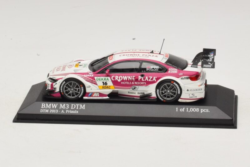 BMW M3 E92 DTM #16 A. Priaulx BMW Team RMG DTM 2013 Minichamps 1:43 410132216 Metāls