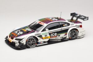 BMW M3 E92 DTM #21 M. Wittmann BMW Team MTEK 2013 Minichamps 1:18 100132221 Metāls