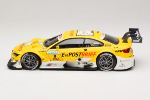 BMW M3 E92 DTM #8 D. Werner BMW Team Schnitzer 2012 Minichamps 1:18 100122208 Metāls — attēls 4 no 8