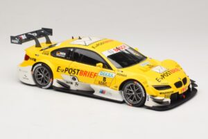 BMW M3 E92 DTM #8 D. Werner BMW Team Schnitzer 2012 Minichamps 1:18 100122208 Metāls — attēls 6 no 8