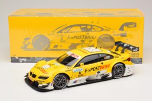 BMW M3 E92 DTM #8 D. Werner BMW Team Schnitzer 2012 Minichamps 1:18 100122208 Metāls — attēls 8 no 8